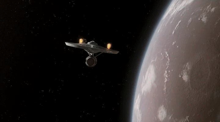 Star Trek: Phase II - Enterprise Fly-Under